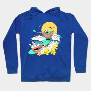 Surfing Papyrus from Undertale Hoodie